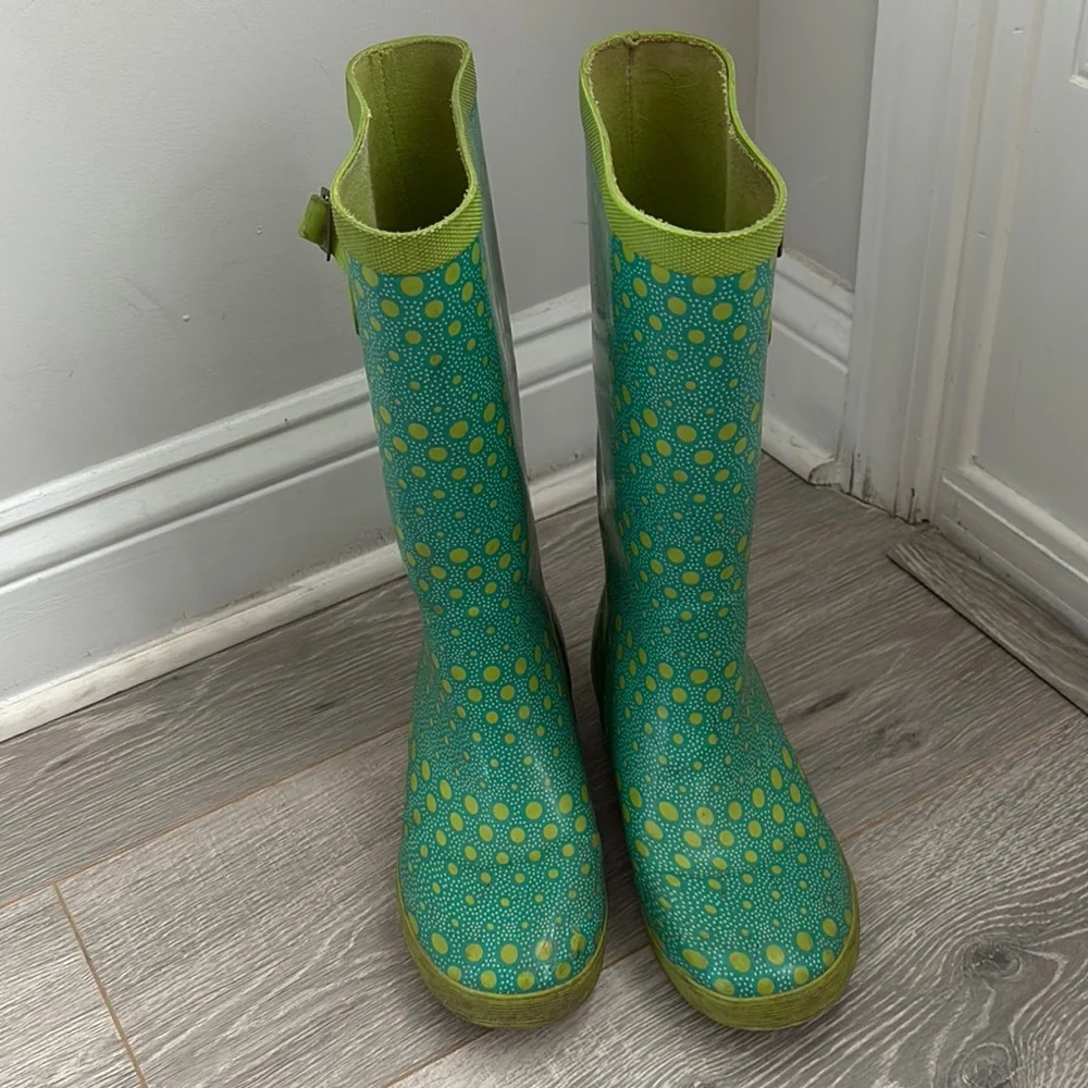 L.L. Bean Kids Rainboot Wellies Sz 6